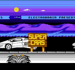 Super Cars Title Screen